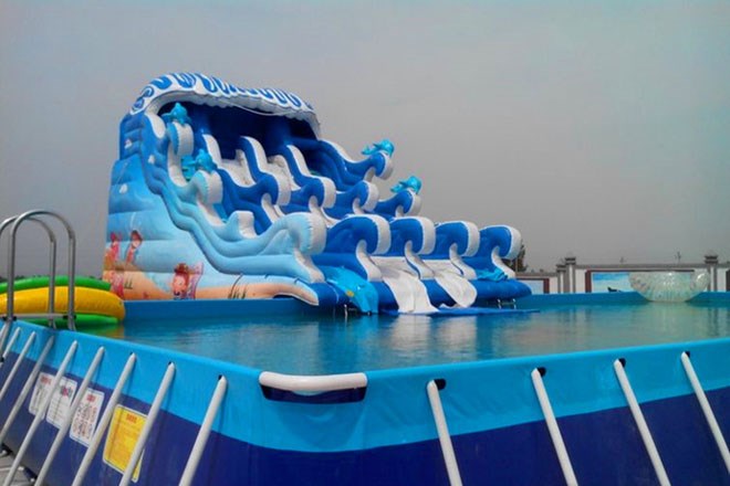 滦县大型充气游泳池
